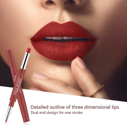 Miss Rose 2 in 1 Lip Liner and Lipstick pack of 4