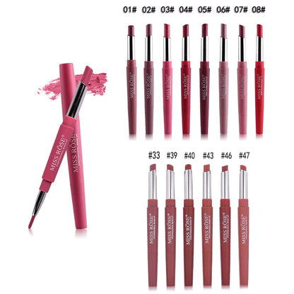 Miss Rose 2 in 1 Lip Liner and Lipstick pack of 4