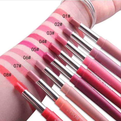 Miss Rose 2 in 1 Lip Liner and Lipstick pack of 4