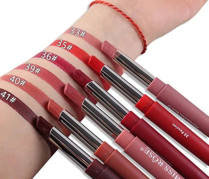 Miss Rose 2 in 1 Lip Liner and Lipstick pack of 4